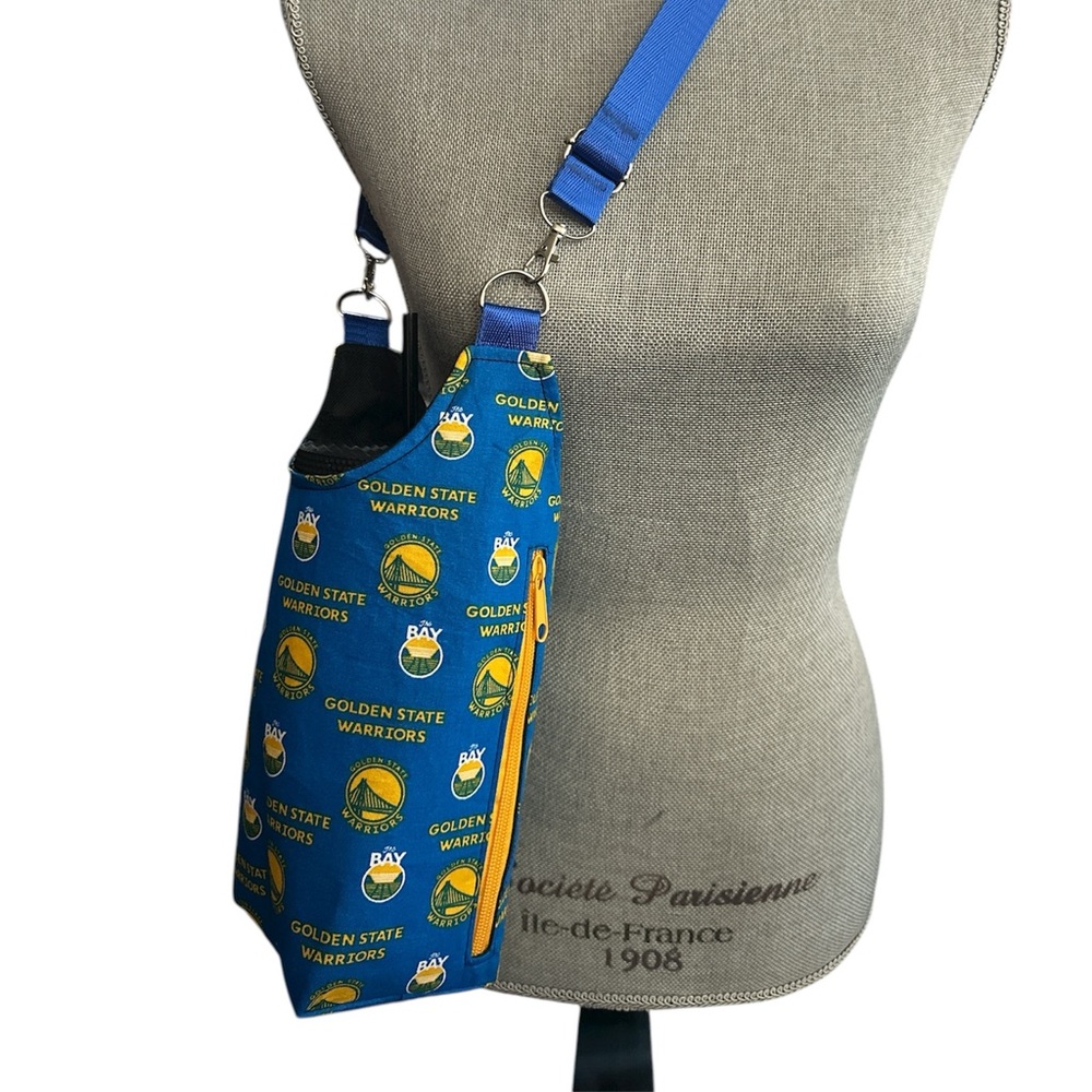 Golden State Warriors Blue and Yellow Crossbody Bag